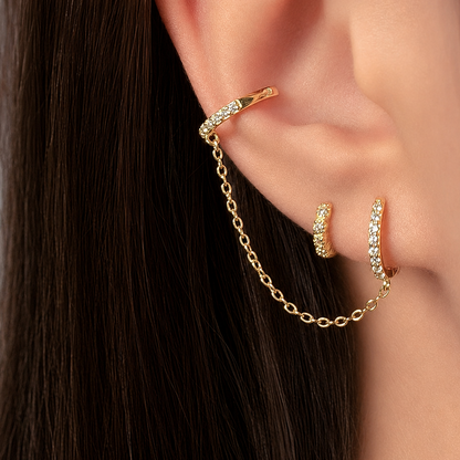 Linked Hoop and Cuff