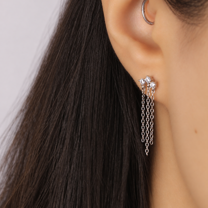 Mini Trio Tassel Studs