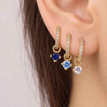 Round Dangle Hoops