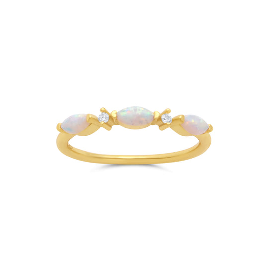 Opal Marquise Ring