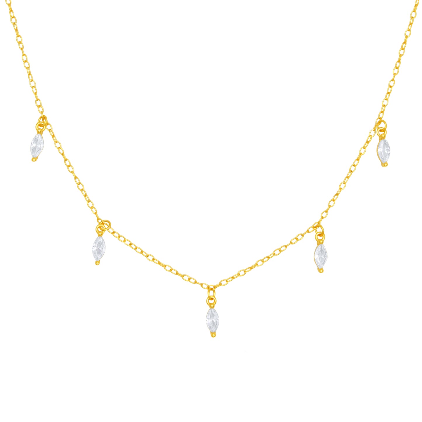 Marquise Drops Necklace