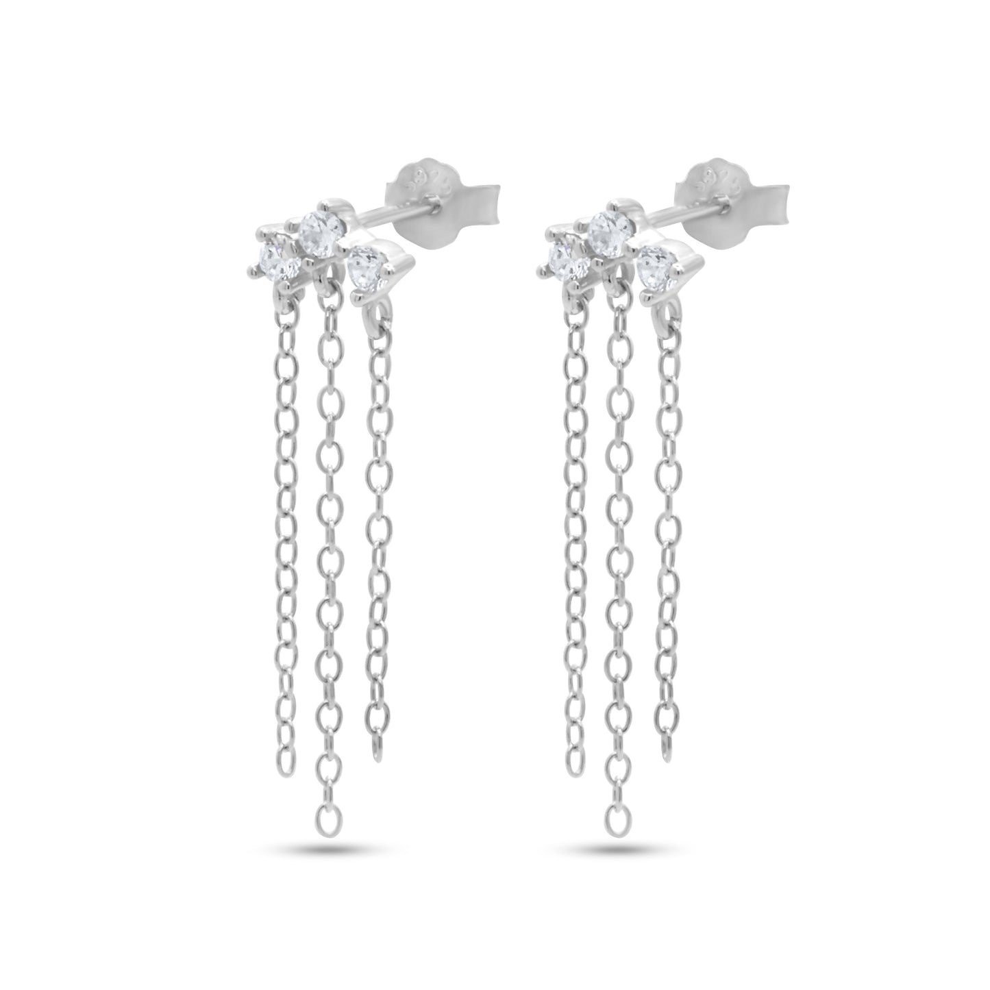 Mini Trio Tassel Studs