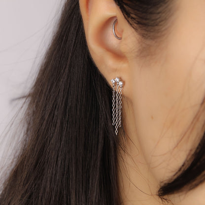 Mini Trio Tassel Studs