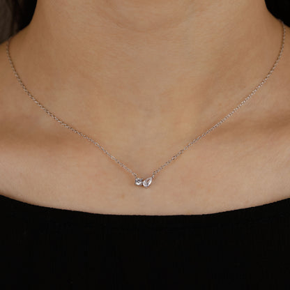 Pear Crystal Necklace